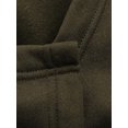 thumbnail image 2 of Faithtur Men's Cloak Trench Coat, Solid Color Long Sleeve High Neck Punk Shawl Draped Cardigans for Autumn Winter, 2 of 5