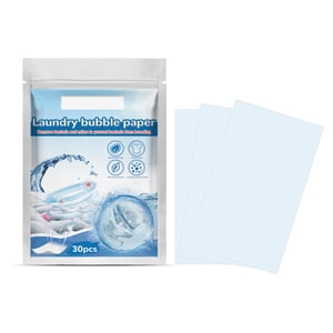 Riforla Blanchisserie Nettoyage de papier de bulles et enlèvement de la tache Comprimés de blanchisserie concentrés Long Lasting Fragrance Conservation Vêtements Maison Autres fournitures de nettoyage