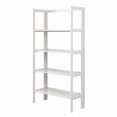 thumbnail image 2 of Jela Solid Wood 4 Shelf Folding Bookcase - White, 2 of 9
