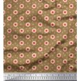 thumbnail image 3 of Soimoi polyester Crepe Fabric Artistic Floral Printed Fabric 1 Yard 42 Inch Wide, 3 of 3