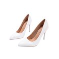 thumbnail image 3 of UKAP Chaussures Légères Aguichant pour Femmes, Escarpins Mode à Talons Hauts pour Mariage, Beige 8, 3 of 7