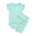 thumbnail image 1 of Ensemble 2 Pcs Doux et Confortable pour Tout-Petits Filles Garçons, T-Shirts à Manches Courtes et Pantalons, 1 of 5