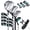 Vert, variante sur Ensemble Complet Ultime de Clubs de Golf pour Hommes Ensemble de Clubs de Golf incl 460CC avec Capuchon de Pluie Vert