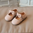 thumbnail image 4 of Japceit Baby Shoes Size 4 Soft Sole Baby Shoes Spring New Soft Soled Single Shoes Baby Walking Shoes Bow Princess Small Leather Shoes Baby Shoes Size 3, 4 of 9