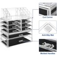 thumbnail image 4 of Makeup Organizer 3 Pieces Set Cosmetic Storage Jewelry Display Case 8 Drawers, 4 of 8