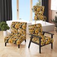 thumbnail image 1 of Designart « Sunny Rustic Sunflower Field I » Fauteuil d'Appoint Rembourré Jaune à Motif Floral - Fauteuil de Style Cottage pour Salon, 1 of 7