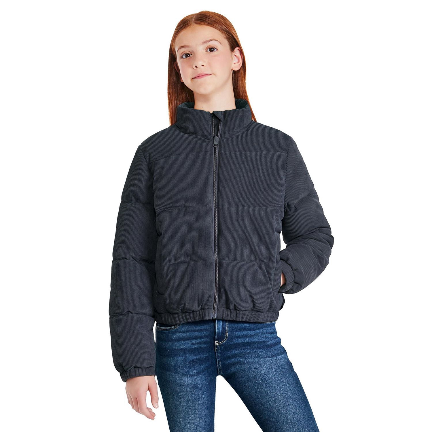 George Girls' Corduroy Puffer Jacket