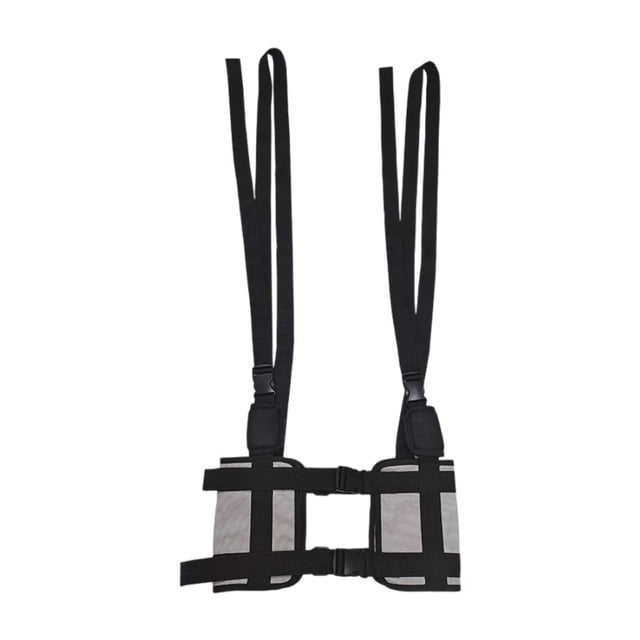 Bunblic Back Stretcher Lumbar Traction Device Hanging Back Traction Belt for Elderly Gray