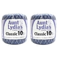 thumbnail image 1 of Aunt Lydia's Fil à Crocheter - Nuancé - Taille 10 - (Lot de 2) (Bleu Ombré), 1 of 3