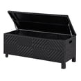 thumbnail image 2 of Patioflare Padded Wicker Deck Box-Bench Combo, 60 gallons capacity, 2 of 6