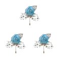 thumbnail image 4 of Youkk Cloth Chic And Stylish Brooch Pin Fashion Statement With Exquisite Piece Modern Minimalist Corsage water blue 3Set, 4 of 6