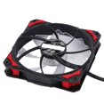 thumbnail image 4 of 4pin Cooling Fan, Low Noise Four Sides Shock Absorption Pads Design CPU Cooling Fan 4 LED Lights  For CPU Heat Sink, 4 of 8