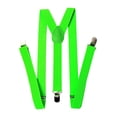thumbnail image 1 of Bretelles Ajustables Unies pour Hommes de 1 Pouce de Large - Lime, 1 of 2
