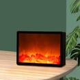 thumbnail image 1 of ziyahi Portable LED Fireplace Lantern Flamless Log Fire Effect Living Room Lamp for Home Garden Rectangle, 1 of 8