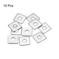 thumbnail image 3 of Uxcell Rondelle Carrée, Lot de 10, M3x10x10x1 mm, Rondelles pour Plaques Carrées en Acier Inoxydable 304, 3 of 5