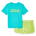 thumbnail image 1 of George Gils' Rashguard and Short 2-Piece Set, 1 of 2