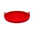 thumbnail image 3 of Pompotops Tapis de Cuisson en SILICONE Réutilisable pour Friteuse à Air Chaud, Plateau de Friteuse Pliable, Liquidation, 3 of 8