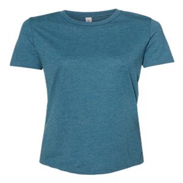 BELLA + CANVAS T-Shirt CVC Chiné à Coupe Décontractée pour Femmes