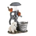 thumbnail image 1 of Outdoor Garden Dwarf Statue-resin Statue Lighting Rabbit Squirrel Solar Led Light Welcome Sign Gnome Yard Lawn Large Figurine, 1 of 11