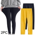 thumbnail image 2 of Timegard Girls Clothes 2pc Slim Fitting Pants Lightweight Solid Color Everyday Casual Stretch Leggings, 2 of 8