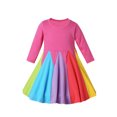 thumbnail image 1 of Mistaha Girls Rainbow Dress Princess Dress OP Pink, 1 of 8