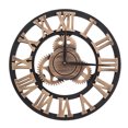thumbnail image 4 of 3D Vintage Wall Clock,Rustic Vintage Wall Clock , 3D Vintage Wall Clock  Handmade Wall Clock Large Gear Wooden Vintage Decor for Living Room Office Restaurant, 4 of 8