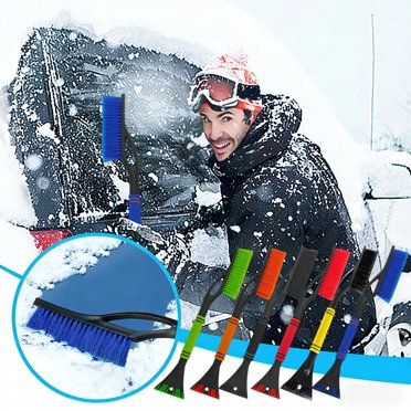 Sentmoon Pelle à Neige Pelle à Neige Hiver Voiture Pelle à Neige Multifonction et Brosse Grattoir à Neige Détachable Brosse de Secours Légère Pelle à Neige