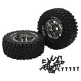 thumbnail image 1 of RC Rubber Tires, High Abrasion Resistance Replacement Part Good Grip RC Tire Strong Cushioning  For ZD Racing 1/7 -07 RC Car, 1 of 8