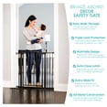 thumbnail image 4 of Regalo Extra Wide Bronze Arched Décor Safety Gate, 4 of 9