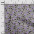 thumbnail image 2 of oneOone Tissu en Viscose Chiffon Violet Floral Rétro Matériel de Robe Tissu Imprimé Tissu au Mètre 42 Pouces de Large, 2 of 5