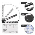 thumbnail image 2 of Acrylic Clapperboard Film Clapboard Movie Director's Slate Cut Action Scene, 2 of 6