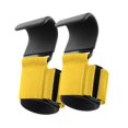 thumbnail image 3 of S SERENABLE 2 Pieces Weight Lifting Hooks Wrist Support for Bodybuilding Deadlifting Gym Yellow, 3 of 9