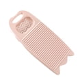 thumbnail image 3 of Portable Hand Washing Board for Clothes, Durable ABS Plastic Manual Laundry Pad, Efficient Household Washboard with 3D Pattern Saves Water Electricity, Pink, 3 of 3