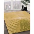 thumbnail image 3 of Ahgly Company Machine Washable Indoor Rectangle Transitional Saffron Yellow Area Rugs, 8' x 10', 3 of 7