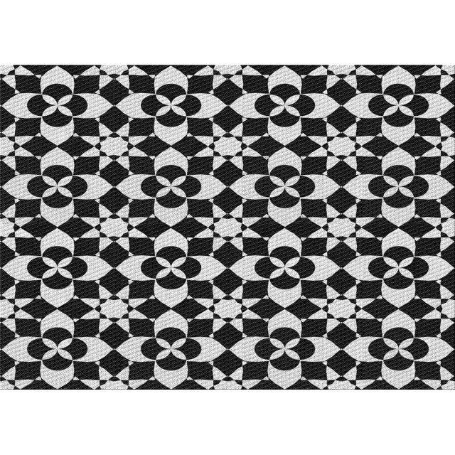 Ahgly Company Machine Washable Indoor Rectangle Transitional Midnight Gray Area Rugs, 2' x 4'