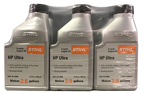 STIHL 0781 313 8010 6.4 Ounce High Performance Ultra 2 Cycle Engine Oil, 6 Pack