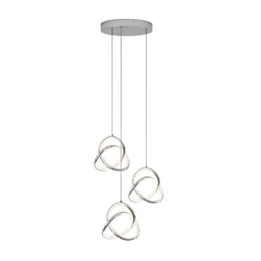 Artika Zephyr Suspension Moderne à DEL, Chrome