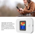 thumbnail image 4 of 4G Portable WiFi, 1.44in Colour Screen  4G On the Go WiFi Mobile WiFi Hotspot with Micro SIM Card Slot, 3650mAh Battery, 4G Mobile WiFi Hotspot for Phone Tablet Laptop, 4 of 8