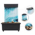 thumbnail image 4 of CNKOO Waterfall Fountain TableTop Ornaments Crafts Landscape Waterfall Scene Basin Home 4, 4 of 6