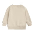 thumbnail image 3 of Coats for Girls Boys Sweater Coat Round Neck Small Medium Pullover Solid Fleece, 3 of 8