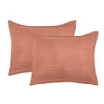 thumbnail image 5 of Mainstays Ensemble courtepointe et drap-housse légers tout-en-un - 7 pièces, Lit 2 PL, Corail, 5 of 5