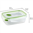thumbnail image 2 of Sterilite 3.1 Cup Rectangular UltraSeal Food Storage Container, (12 Pack), 2 of 12