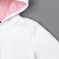 thumbnail image 4 of Girls Winter Coat Hooded Jacket with Rabbit Ears Windproof Thicken Zipper Warm Outwear for Toddler, 4 of 8