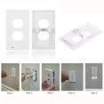 thumbnail image 2 of GuideLight Veilleuse DEL Plaque de Couverture de Prise Murale - pour Prises Électriques Recto Verso (Lot de 6), 2 of 5