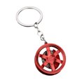 thumbnail image 2 of Meitianfacai Male And Female Small Gift Pendants Car Keychain Alloy Car Wheel Keychain Tire Rim Keychain Car Parts Model Key Chains Car Keyring Pendant, 2 of 4
