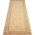thumbnail image 3 of Nourison IH61 Zanibar Grand Tapis Coureur en Polyacrylique à Volutes Ivoire 2,3 Pieds par 8 Pieds, Champignon, 3 of 7
