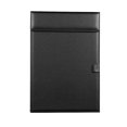thumbnail image 2 of A4 Clipboard Folder PU Leather Writing Pad Office Supplies - Multicolor, Black, 2 of 5