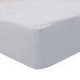 thumbnail image 1 of Unique Bargains 15' Deep Pocket Cotton Fitted Sheet Breathable Bottom Sheets Queen Light Gray, 1 of 9