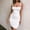 White, variant on Elvqul Womens Pink Dresses Square Neck Sleeveless Mini Dresses Pullover Solid Color 2026 Summer Cami Dress for Women Bodycon