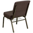 thumbnail image 4 of Bowery Hill Church Stacking Guest Chair in Brown, 4 of 4
